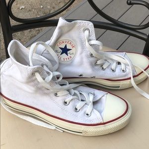 ALL STAR C⭐️NVERSE white high tops
